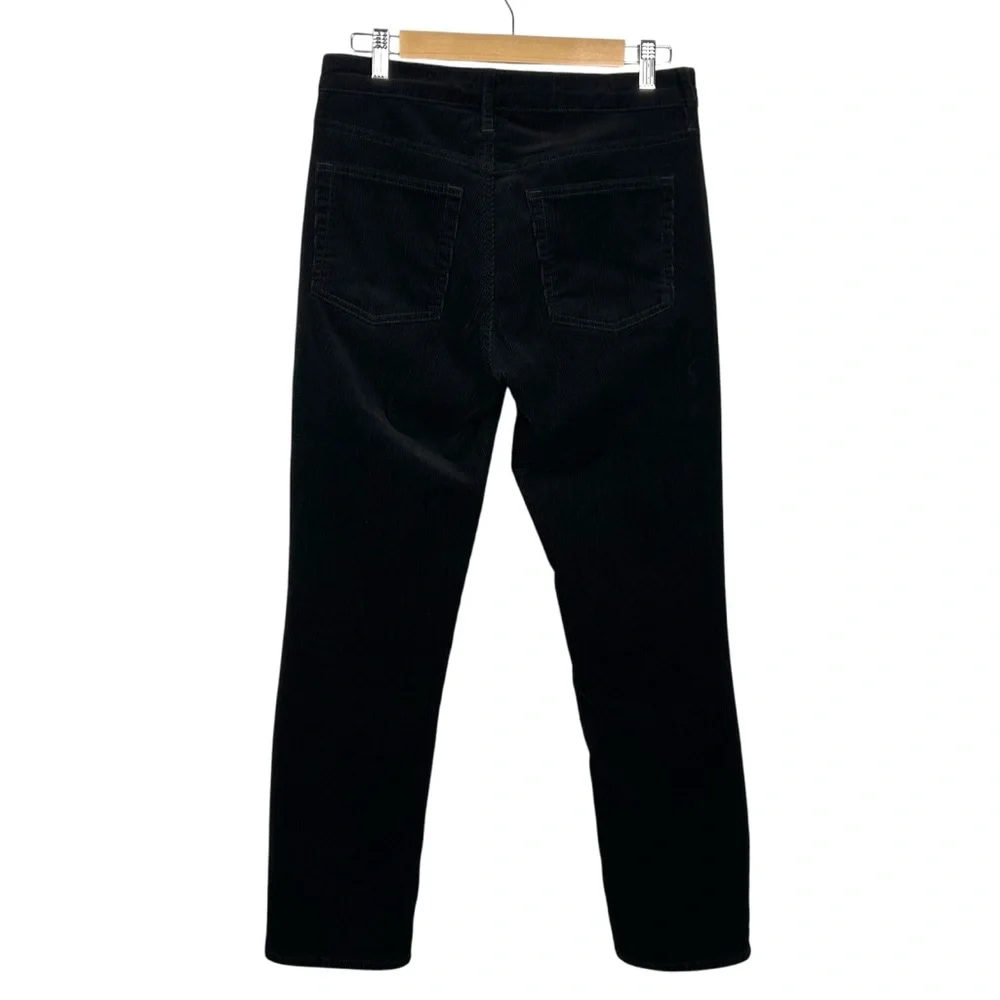 CLUB MONACO High Rise Skinny Corduroy Pants, Black, Size 6 - Picture 10 of 14